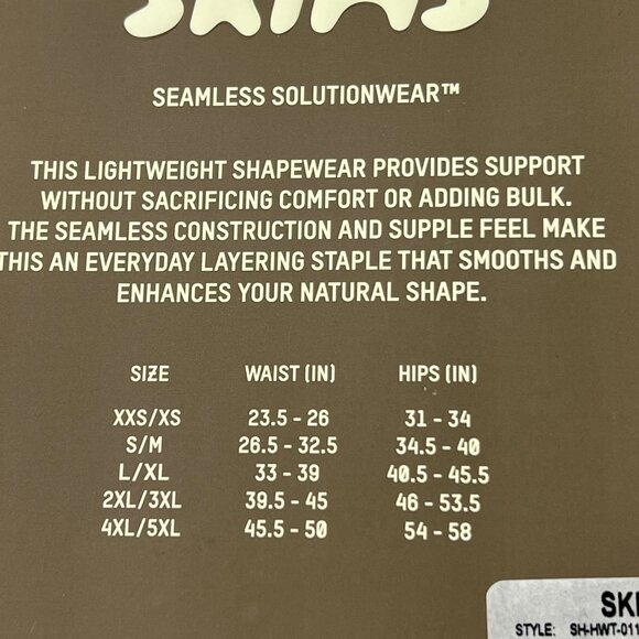 SKIMS Sculpting High Waist Thong Shapewear Sand 4XL/5XL - Picture 7 of 9